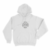 Cross Thermal Unisex Hoodie White