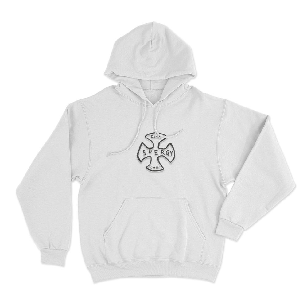 Cross Thermal Unisex Hoodie White Cross Thermal Unisex Hoodie White