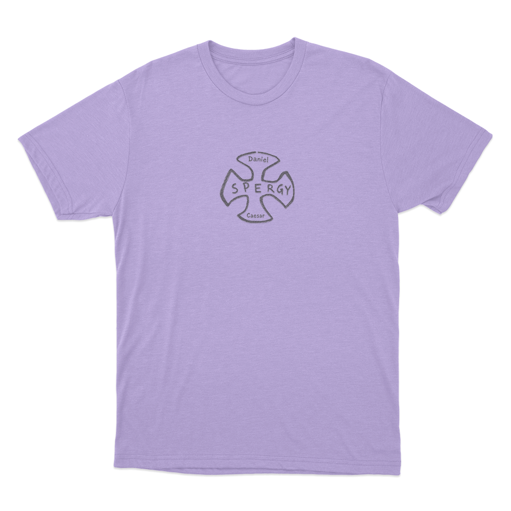 Cross Thermal Unisex T Shirt Purple Cross Thermal Unisex T Shirt Purple