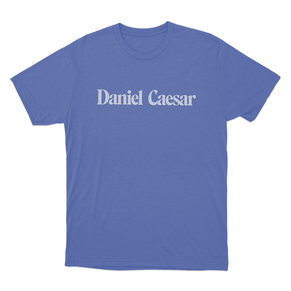 Daniel Caesar Logo Unisex T Shirt Blue Daniel Caesar Logo Unisex T Shirt Blue