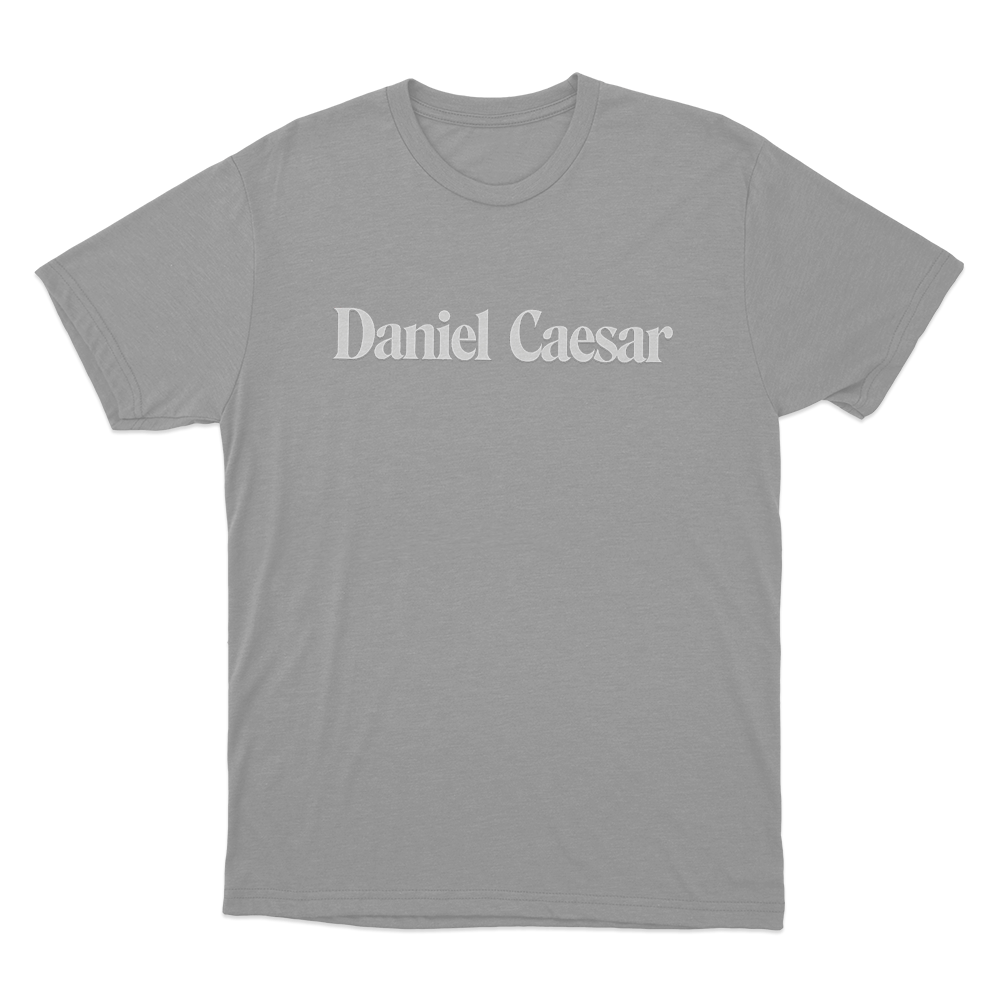Daniel Caesar Logo Unisex T Shirt Grey Daniel Caesar Logo Unisex T Shirt Grey