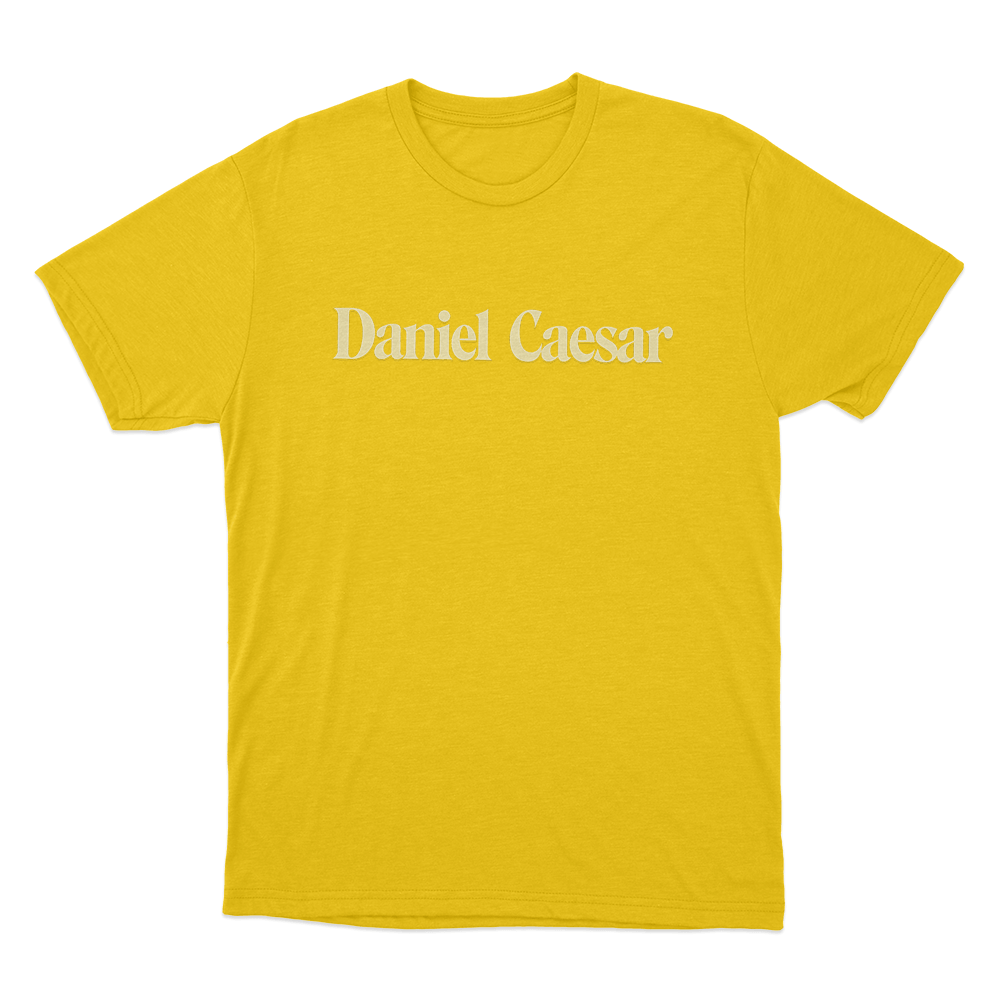 Daniel Caesar Logo Unisex T Shirt Yellow Daniel Caesar Logo Unisex T Shirt Yellow