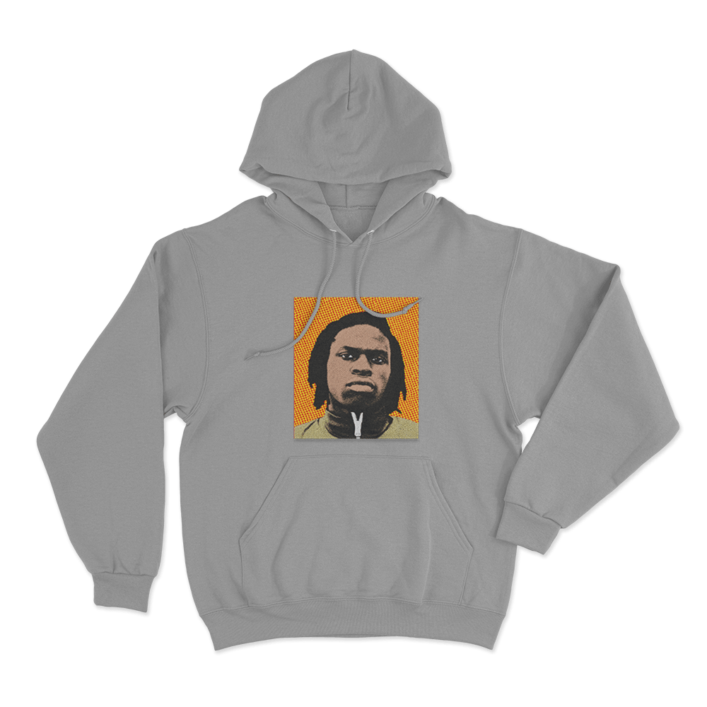 Daniel Caesar Vintage Portrait Unisex Hoodie Grey Daniel Caesar Vintage Portrait Unisex Hoodie Grey