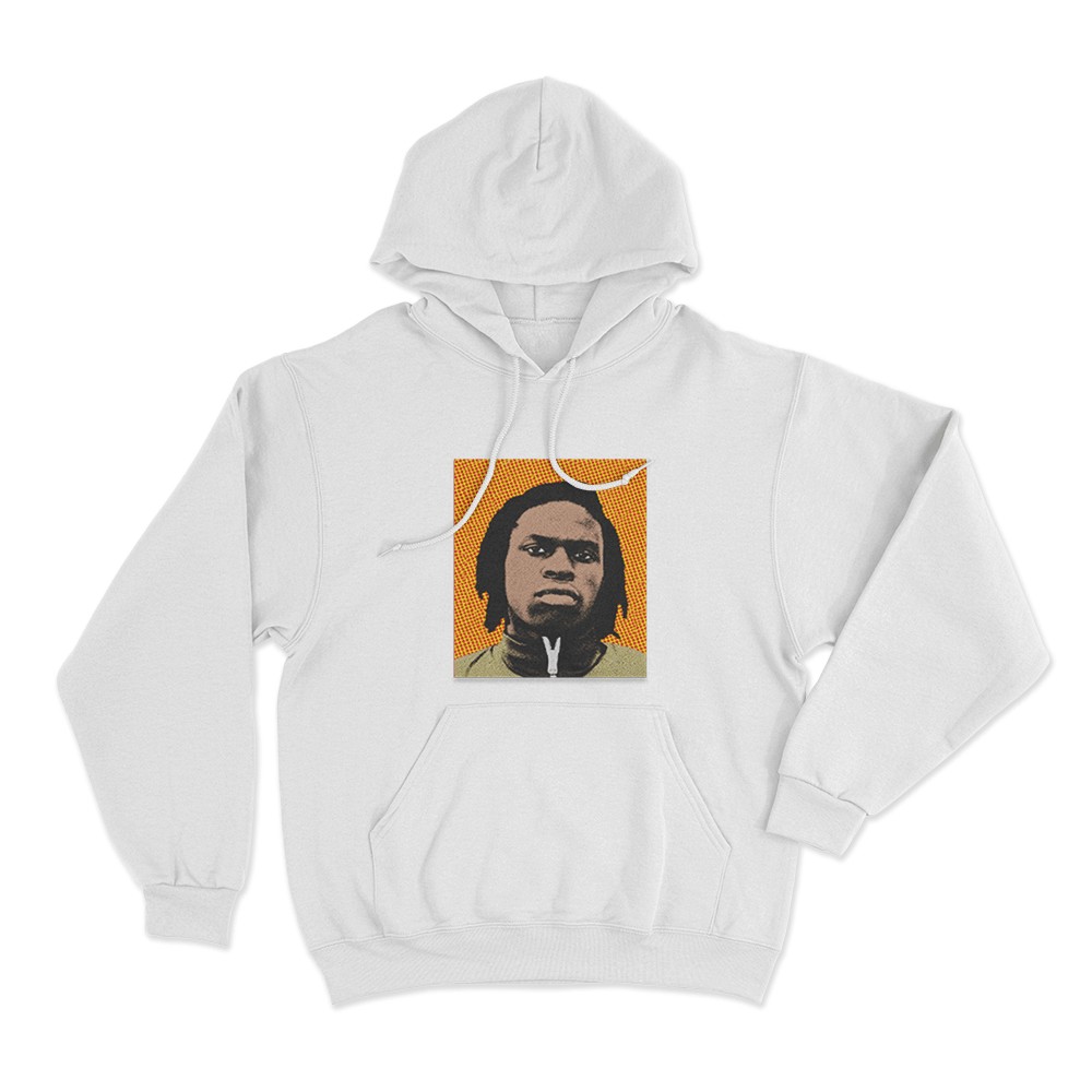 Daniel Caesar Vintage Portrait Unisex Hoodie White Daniel Caesar Vintage Portrait Unisex Hoodie White