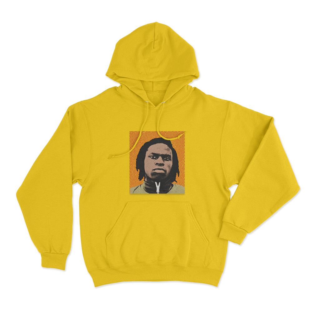 Daniel Caesar Vintage Portrait Unisex Hoodie Yellow Daniel Caesar Vintage Portrait Unisex Hoodie Yellow