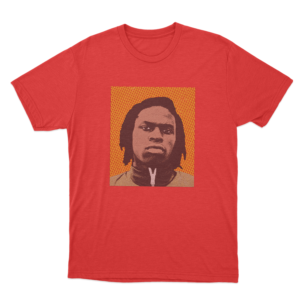 Daniel Caesar Vintage Portrait Unisex T Shirt Red Daniel Caesar Vintage Portrait Unisex T Shirt Red