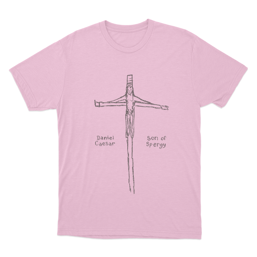 Son Of Spergy Cross Sketch Unisex T Shirt Pink Son Of Spergy Cross Sketch Unisex T Shirt Pink