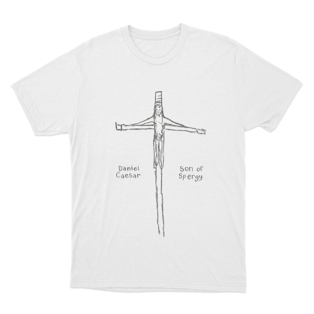 Son Of Spergy Cross Sketch Unisex T Shirt White Son Of Spergy Cross Sketch Unisex T Shirt White