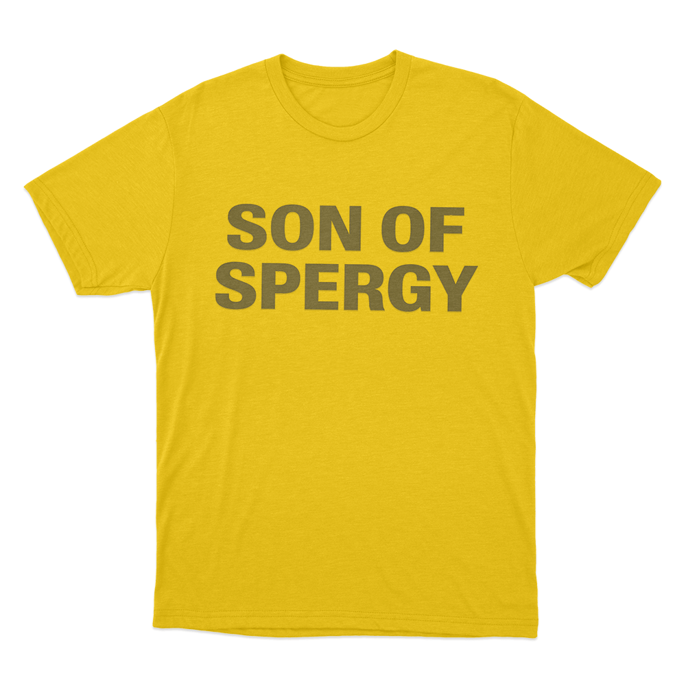 Son Of Spergy Unisex T Shirt Yellow Son Of Spergy Unisex T Shirt Yellow