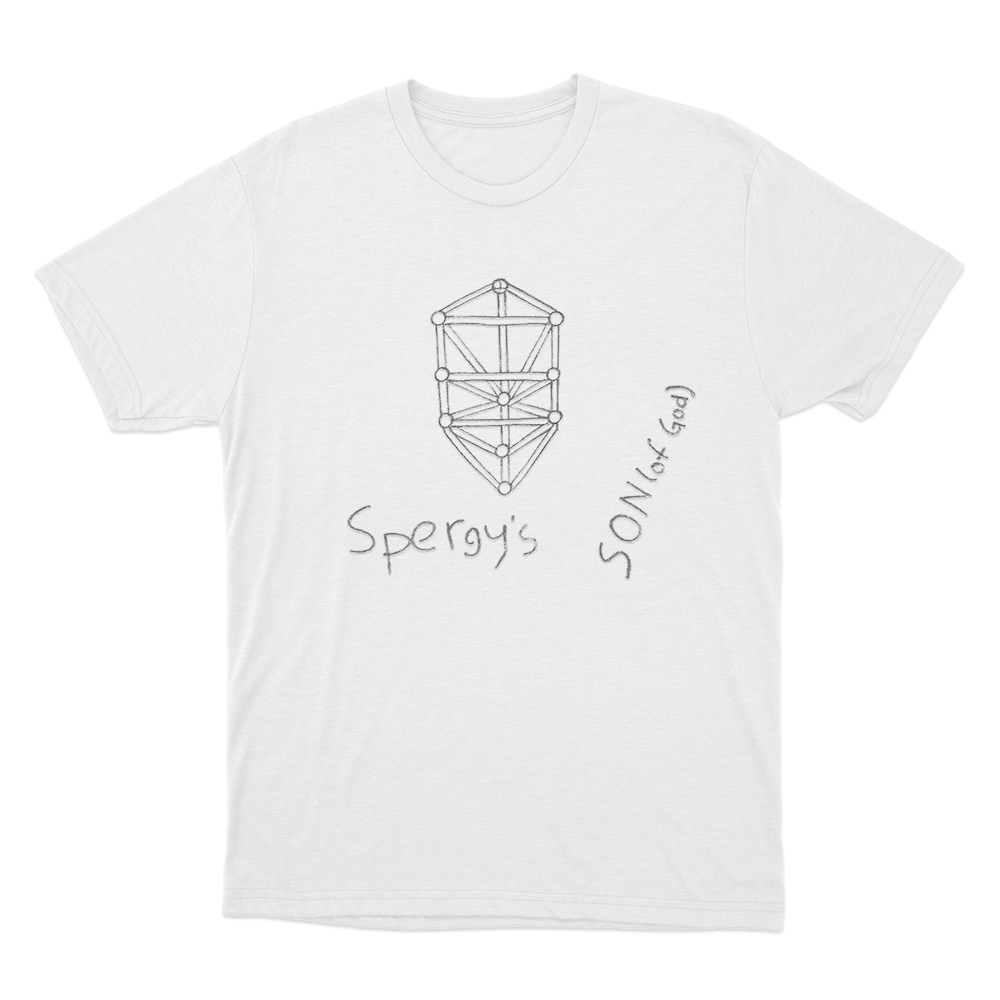 Spergy’s Son Marker Unisex T Shirt White Spergys Son Marker Unisex T Shirt White