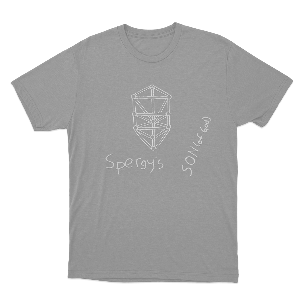 Spergy's Son (Of God) Unisex T Shirt Grey Spergys Son Of God Unisex T Shirt Grey