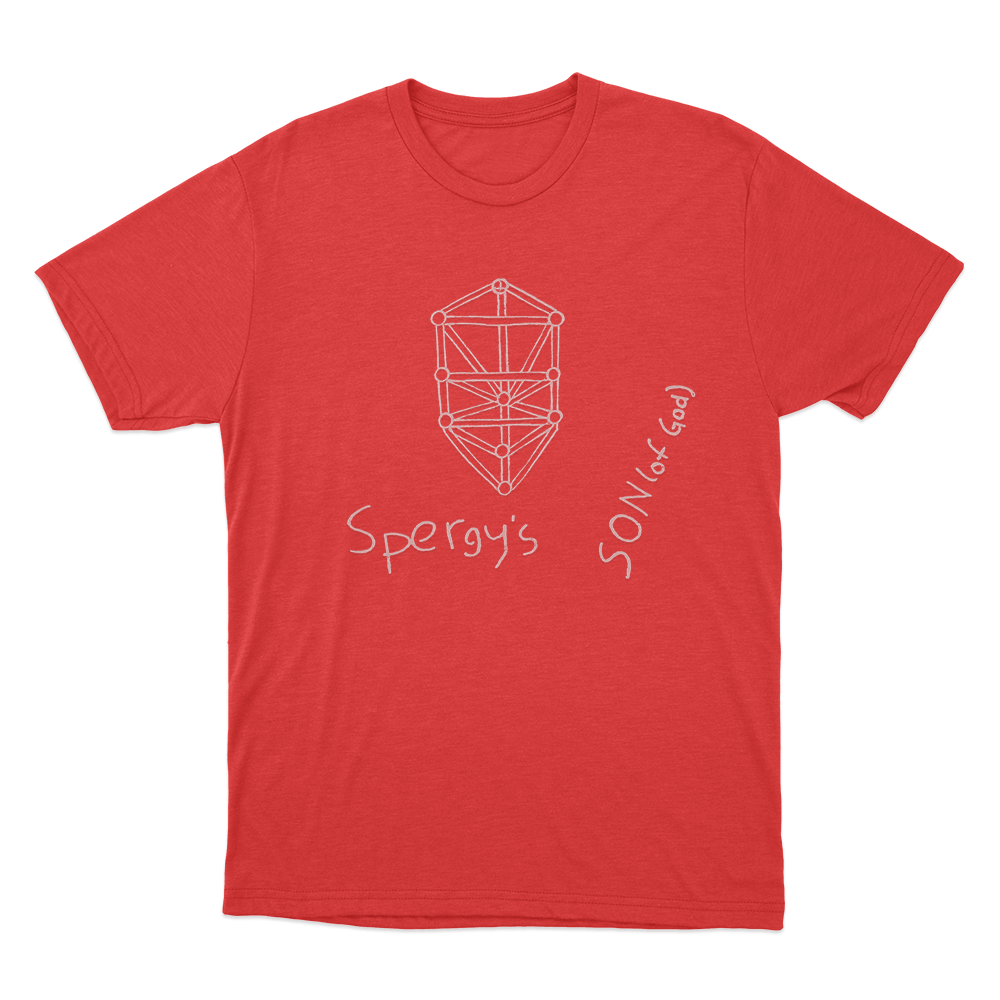 Spergy's Son (Of God) Unisex T Shirt Red Spergys Son Of God Unisex T Shirt Red