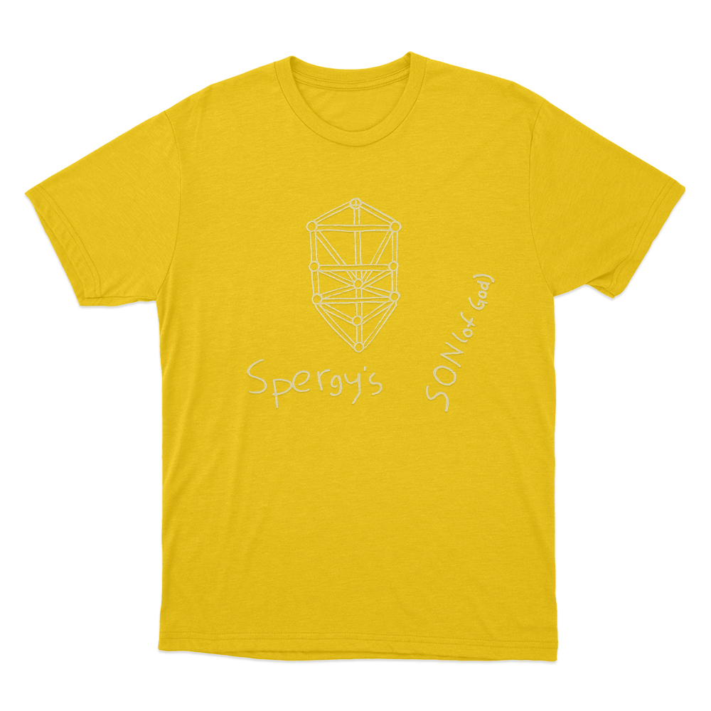 Spergy's Son (Of God) Unisex T Shirt Yellow Spergys Son Of God Unisex T Shirt Yellow